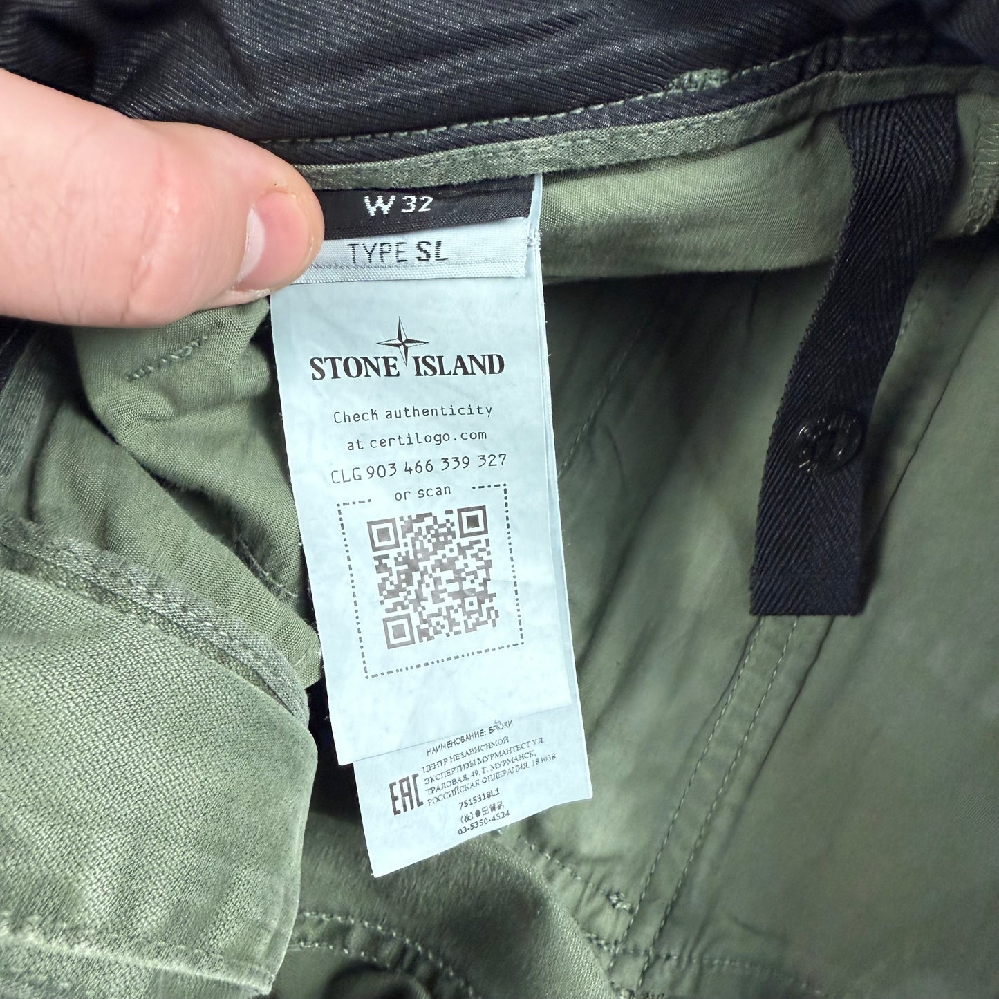 Stone Island Cargo ‘Green’ Pants