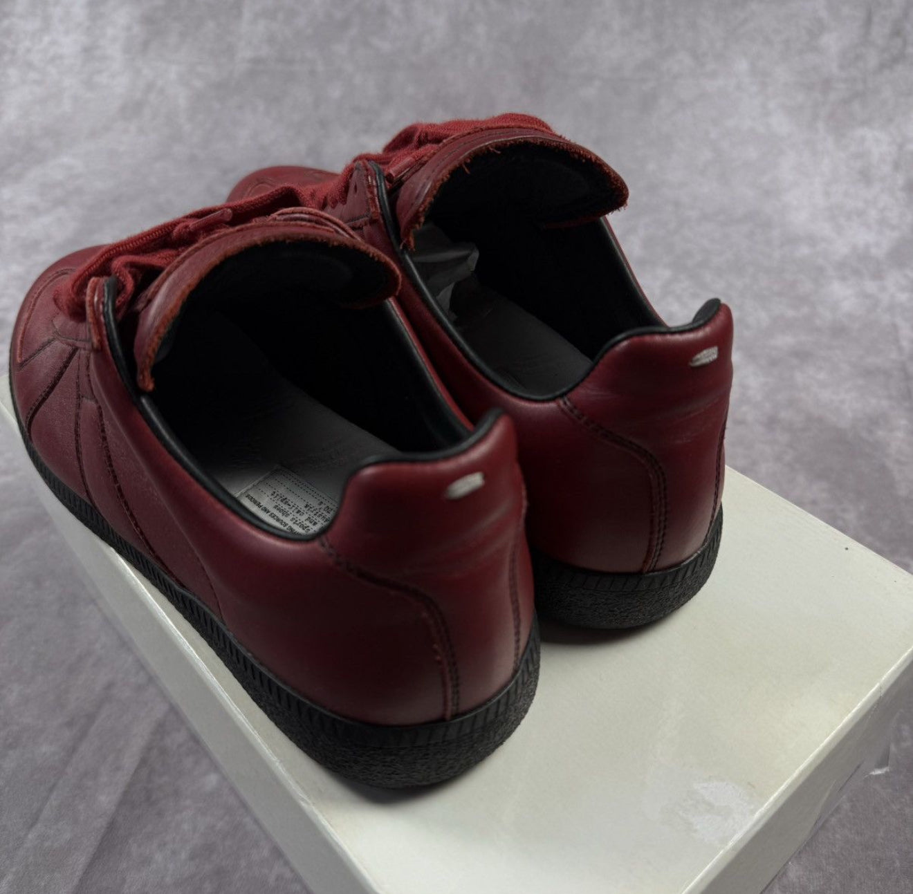 Maison Margiela Red Leather Gats