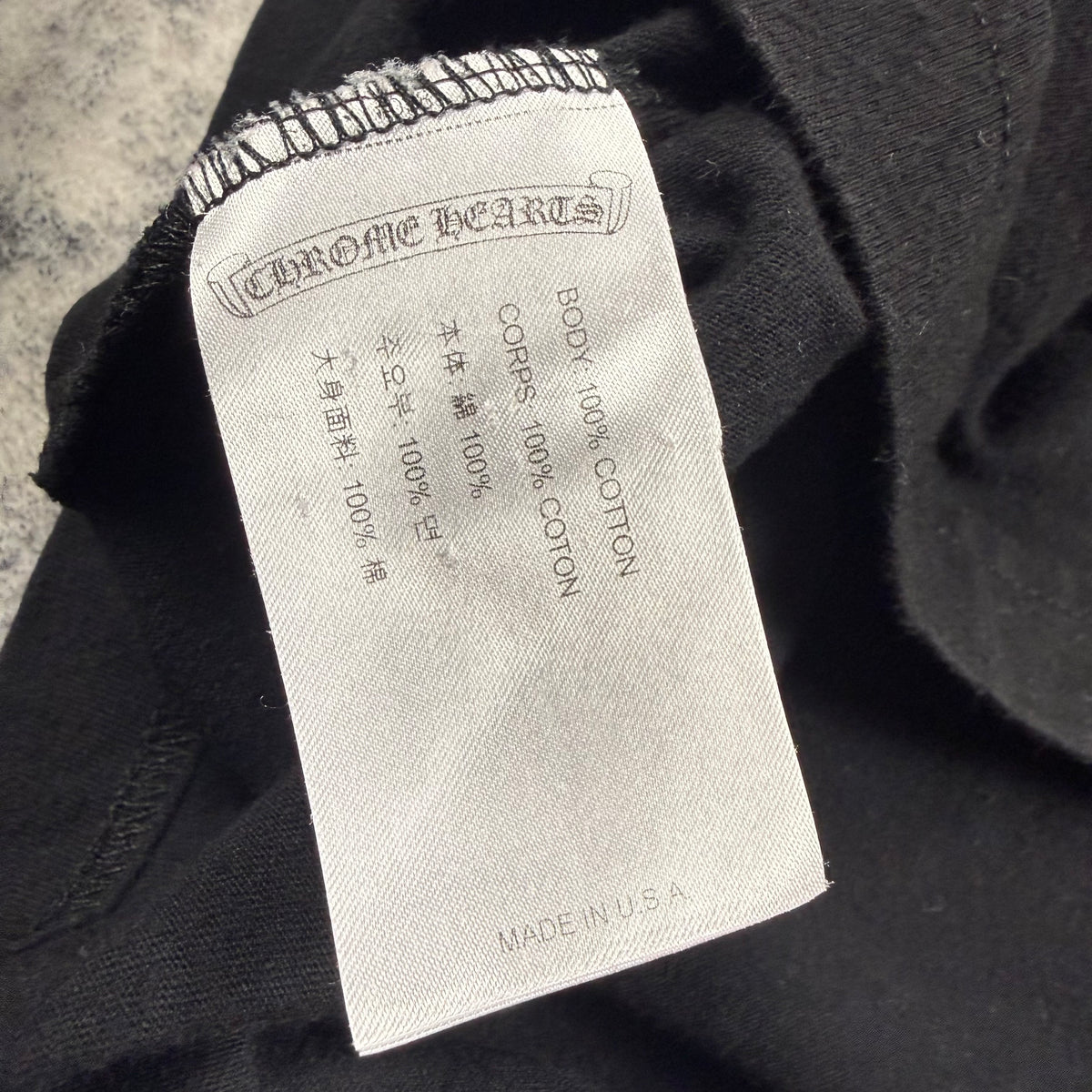 Chrome Hearts Miami Exclusive Horseshoe Floral ‘Black’ Long Sleeve
