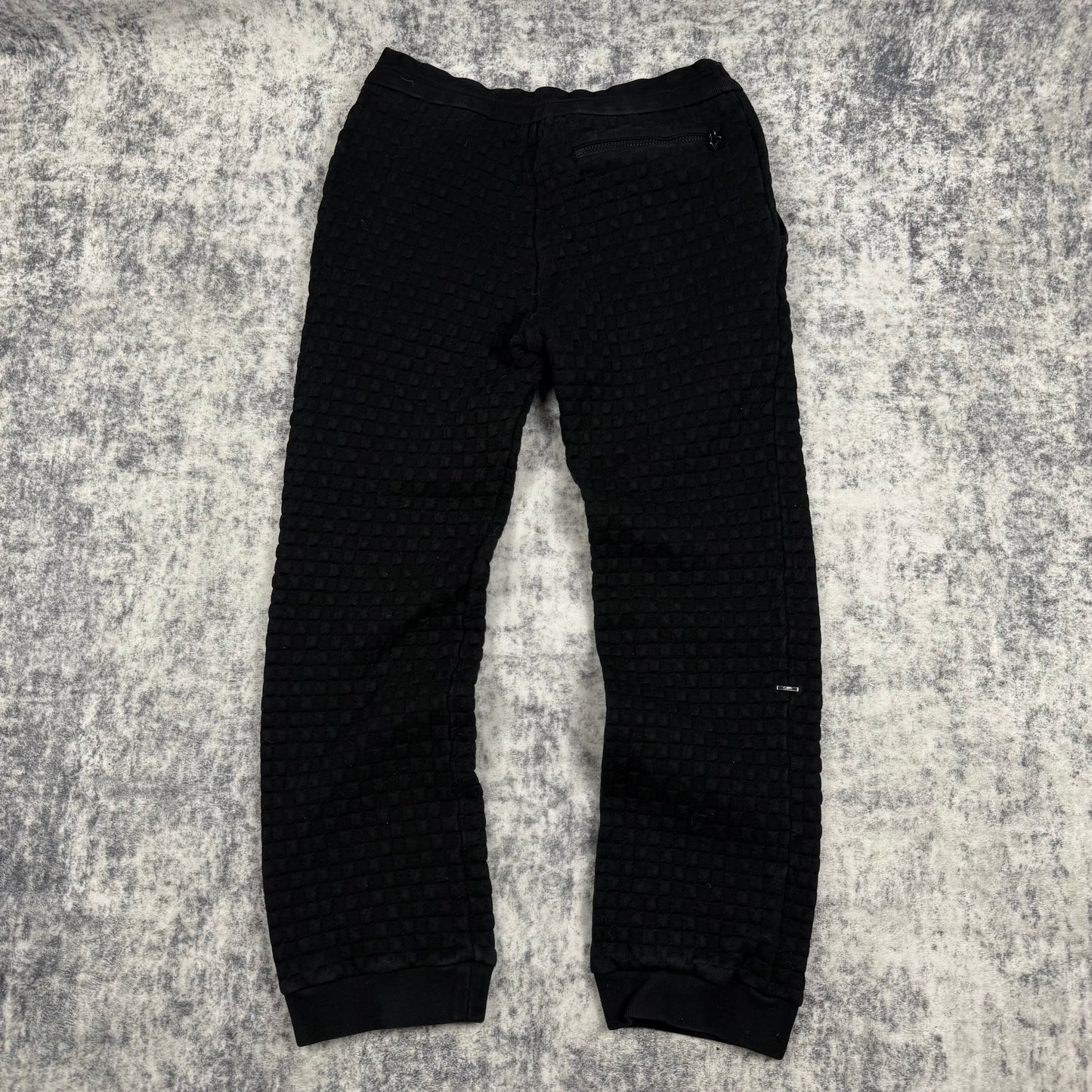 Louis Vuitton Waffle Knit Track ʼBlack’ Sweatpants