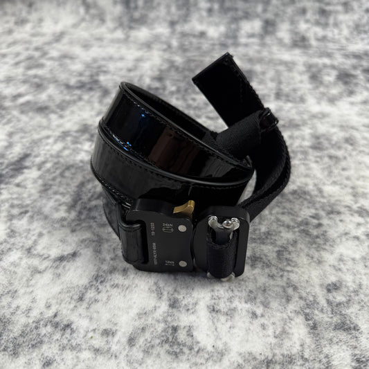 1017 Alyx 9SM Leather Rollercoaster ‘Black’ Belt