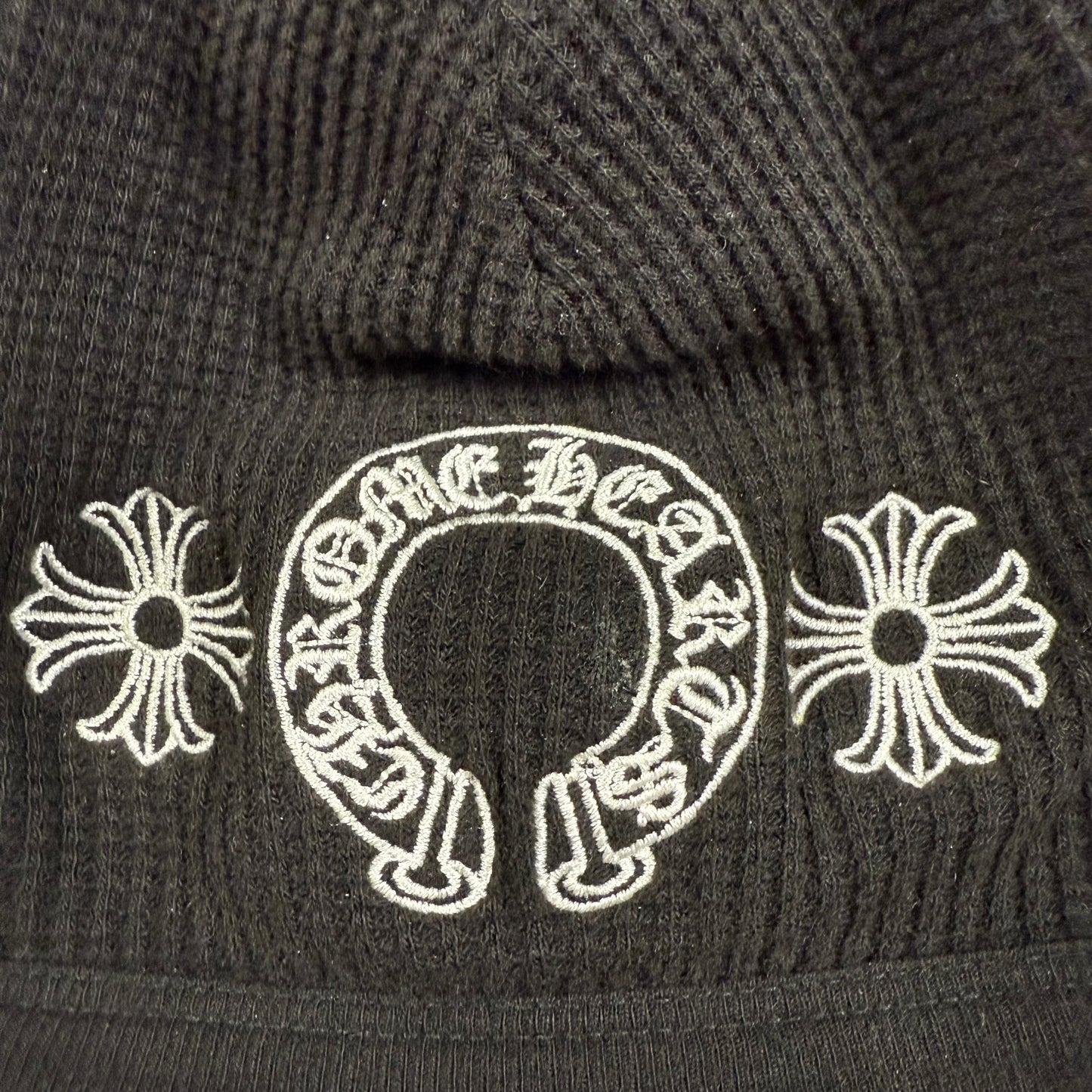 Chrome Hearts Vintage Horseshoe Embroidered Thermal Beanie