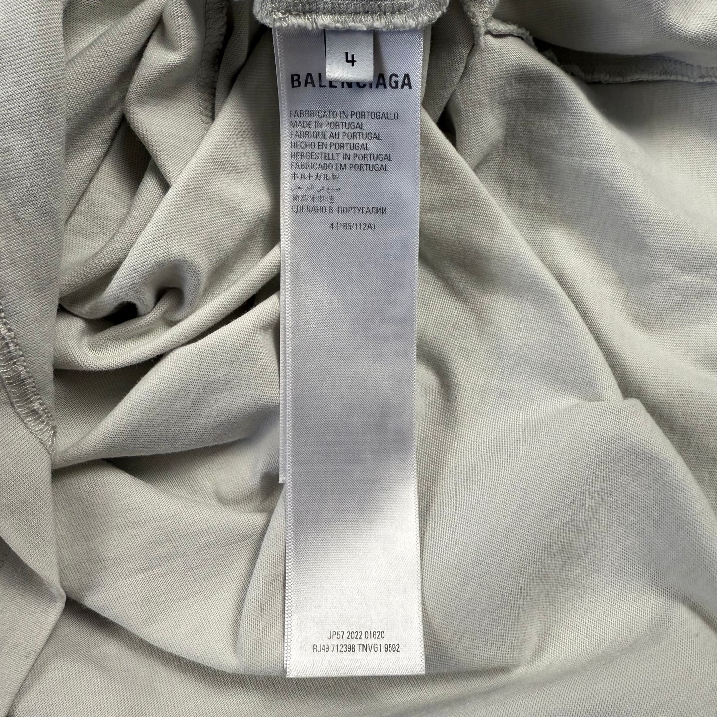 Balenciaga Gaffer Tapped Political Logo T-Shirt