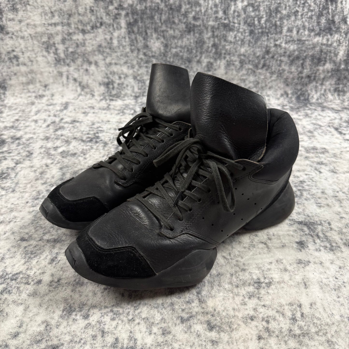 Rick Owens x Adidas ‘Black’ Runner Shoes