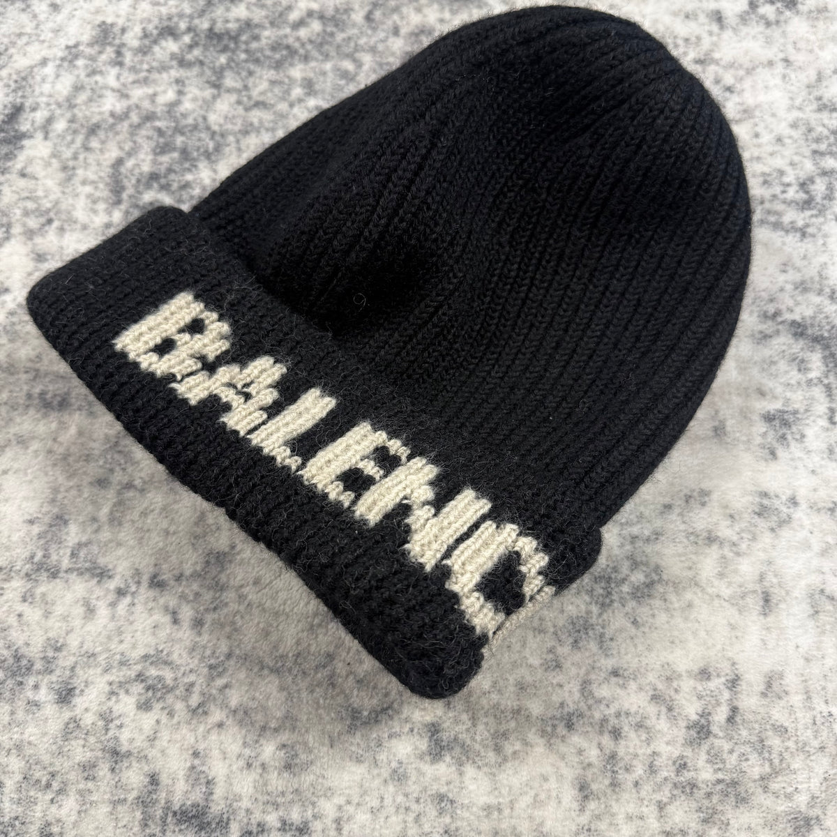 Balenciaga Logo Wool ‘Black’ Beanie