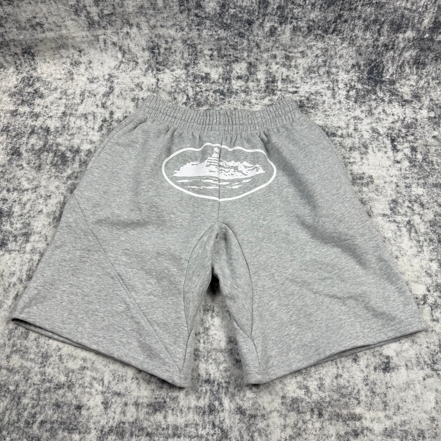 Corteiz OG Alcatraz 'Heather Grey' Shorts