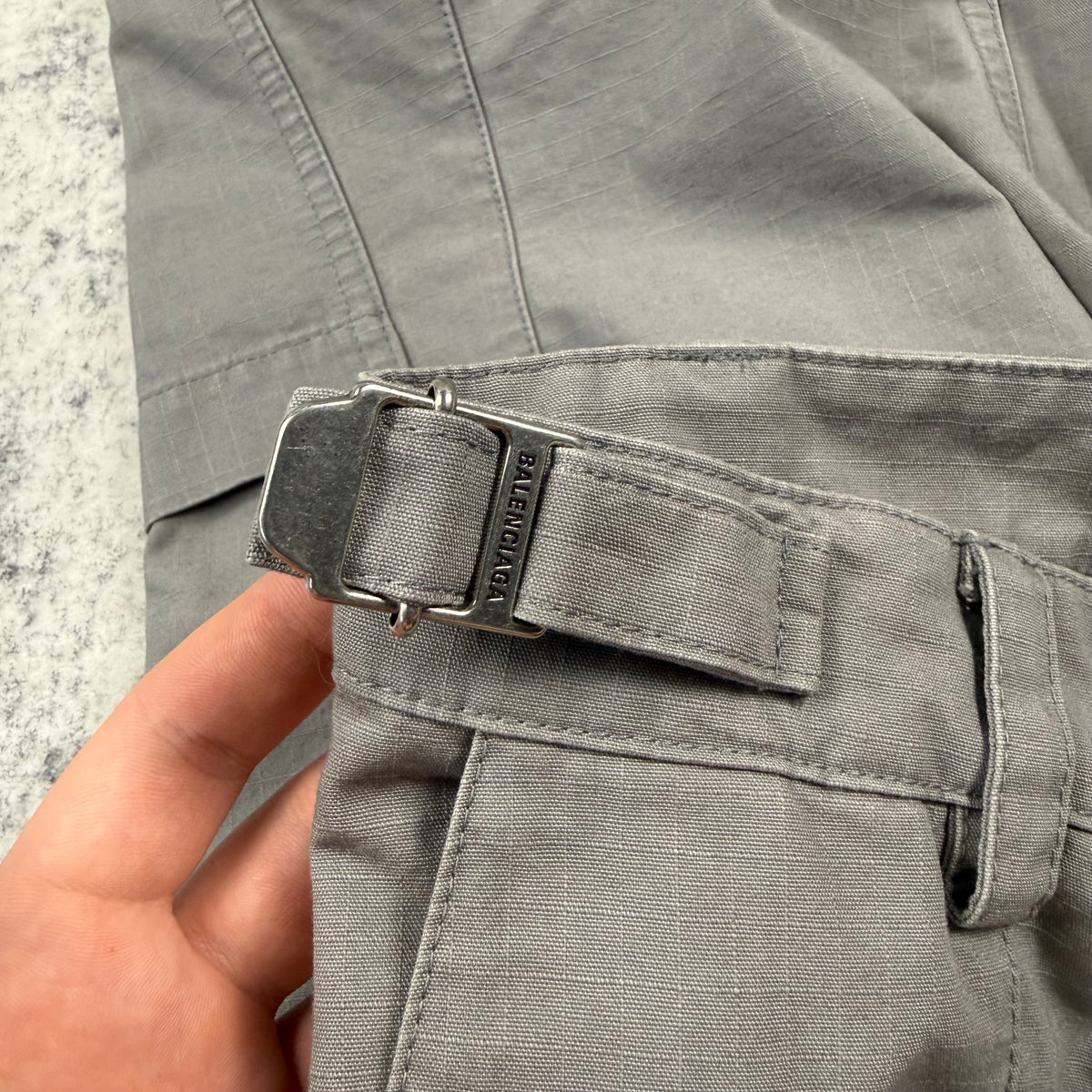 Balenciaga FW23 Convertible Flared Cargo Pants