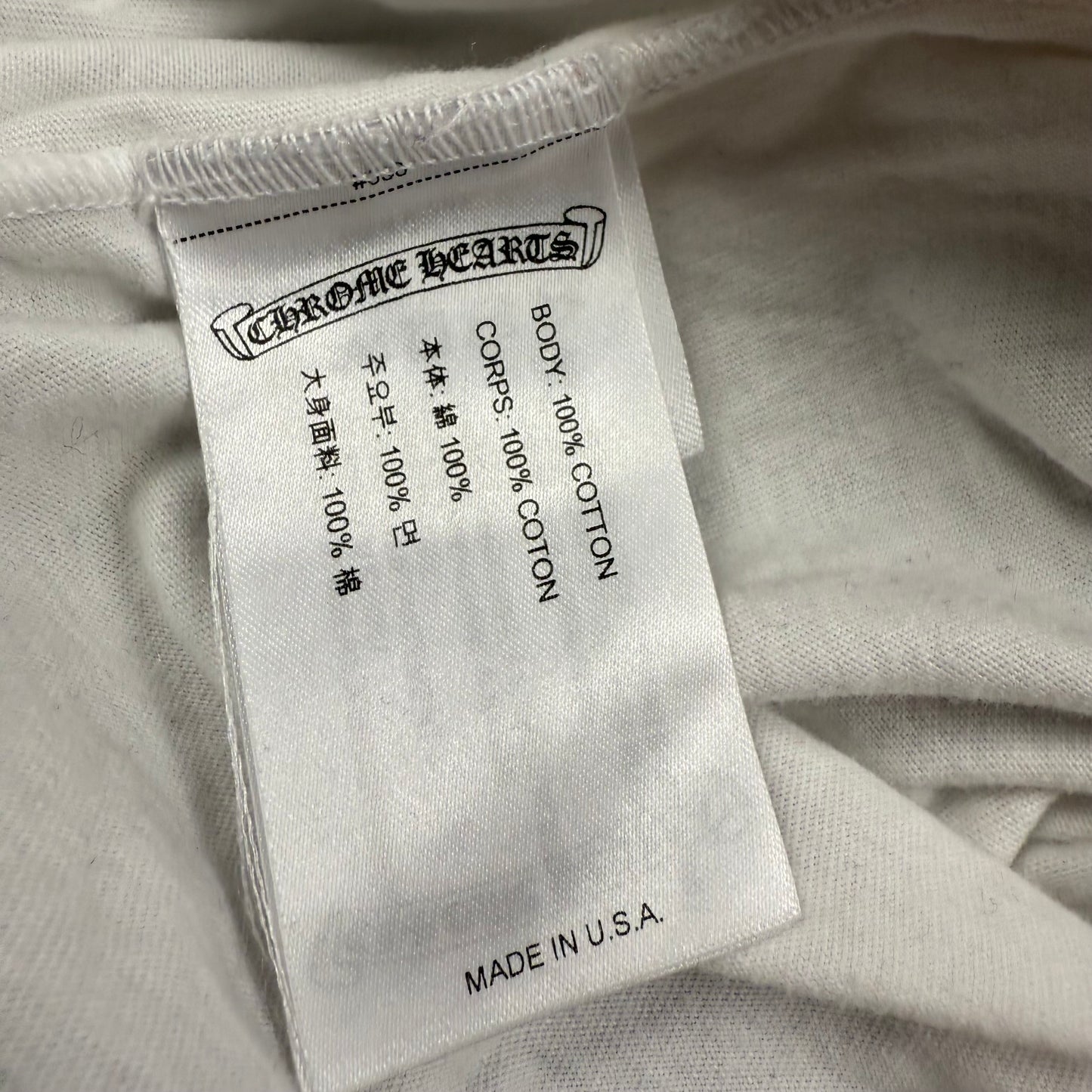 Chrome Hearts Horseshoe Gradient ‘White’ T-Shirt