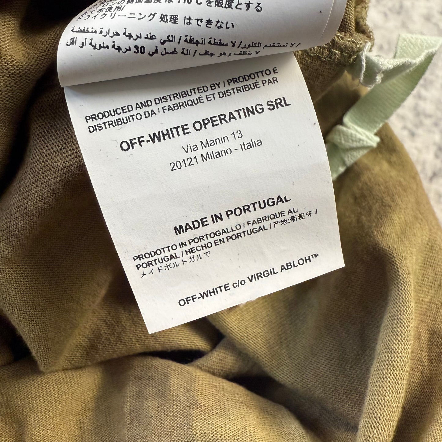 OFF-WHITE ‘Seeing Things’ Camo Longsleeve