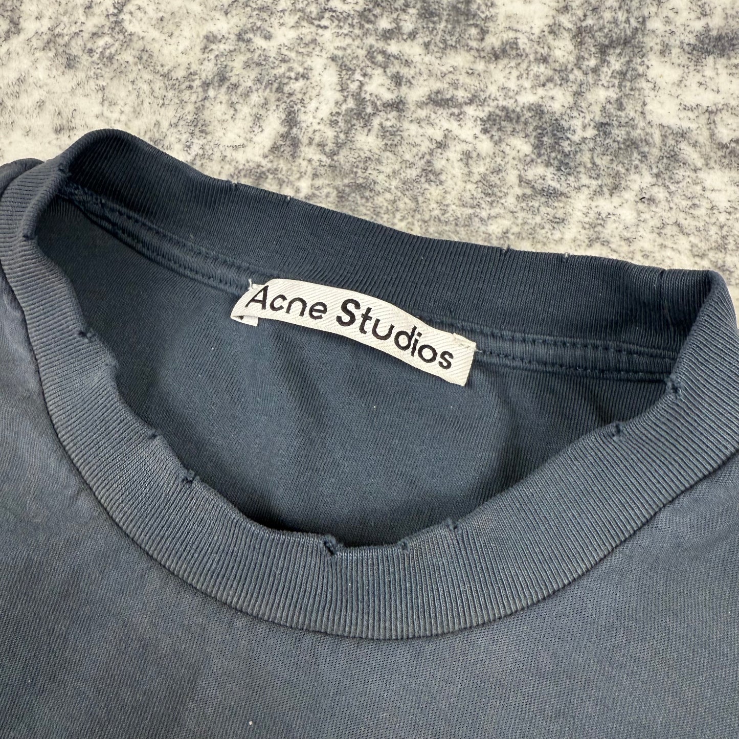 Acne Studios Stockholm 1996 Faded ‘Navy’ T-Shirt