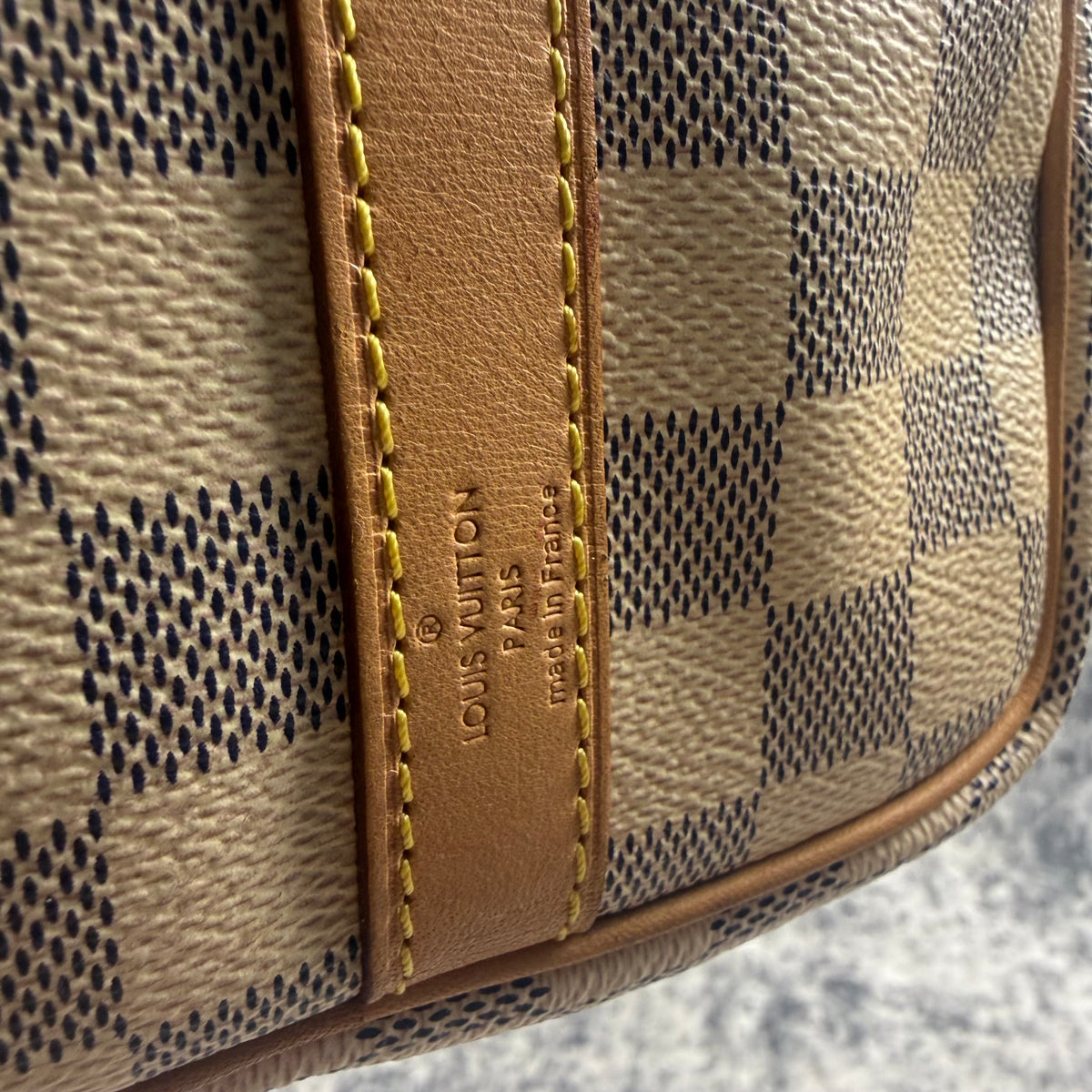 Louis Vuitton Damier Azur Speedy 25 Handbag