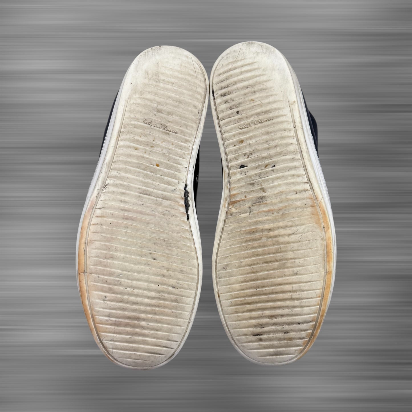 Rick Owens Jumbo Lace Leather Low 'Black Milk' Shoes