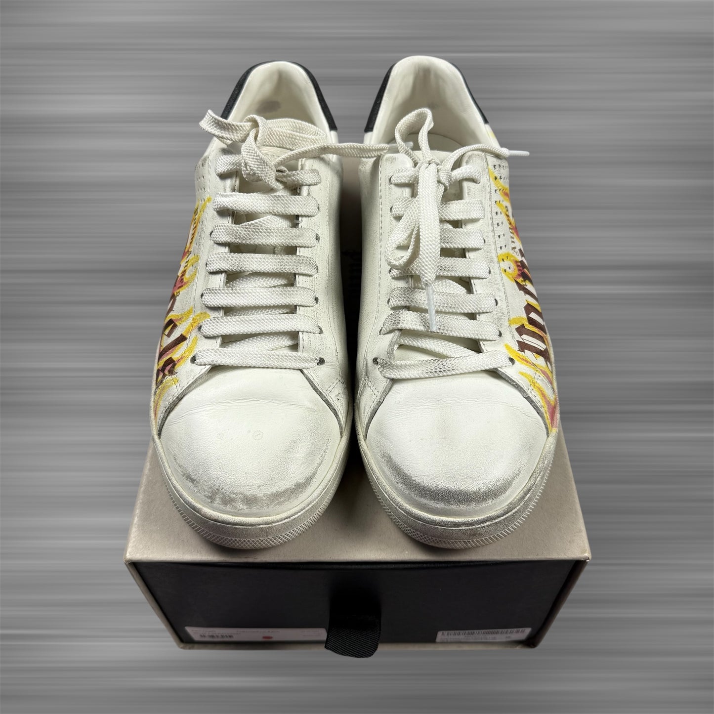 Palm Angels Palm One Low-Top Flame Print Shoes