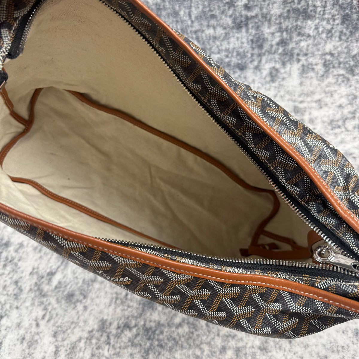 Goyard Bohème Black Goyardine Limited Edition Hobo Bag