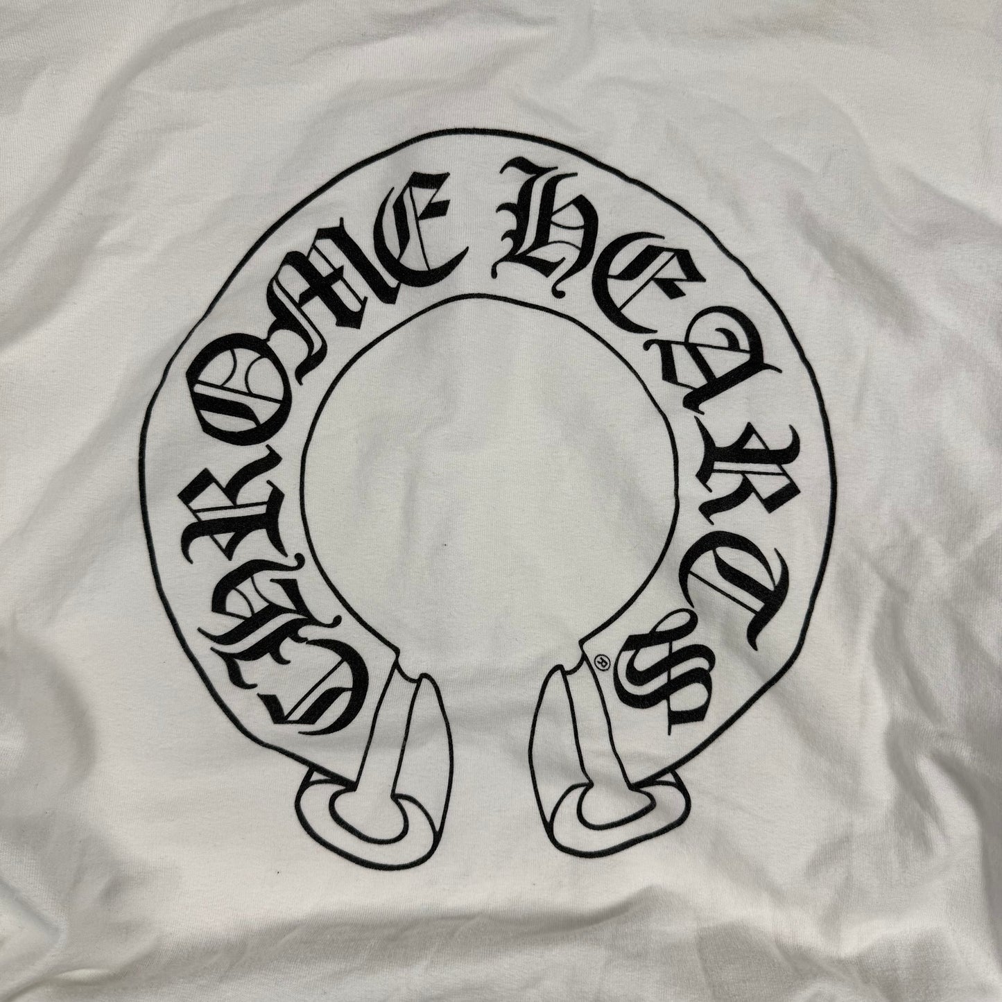 Chrome Hearts Horseshoe Floral ‘White’ Zip Up Hoodie