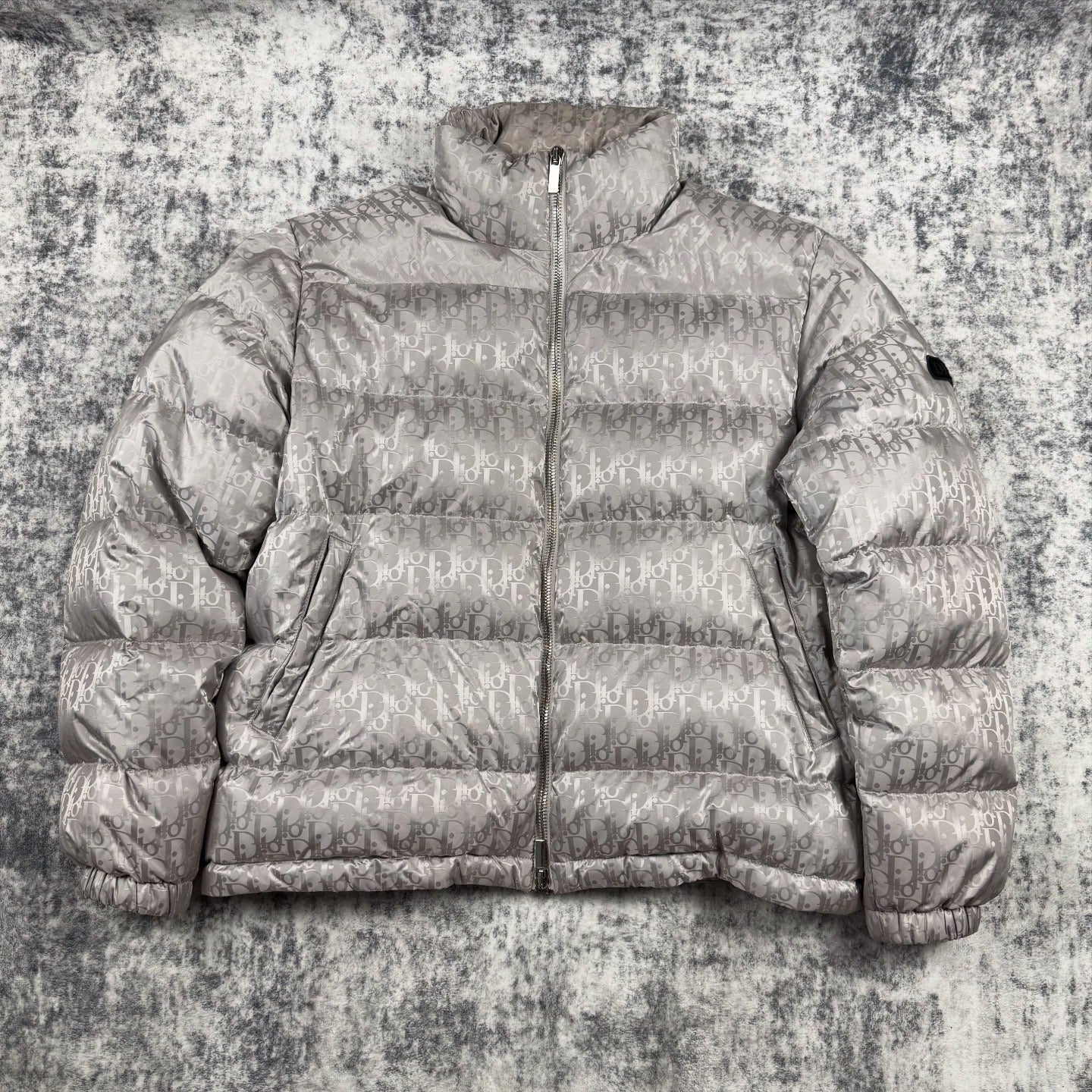 Dior Oblique ‘Silver’ Down Jacket