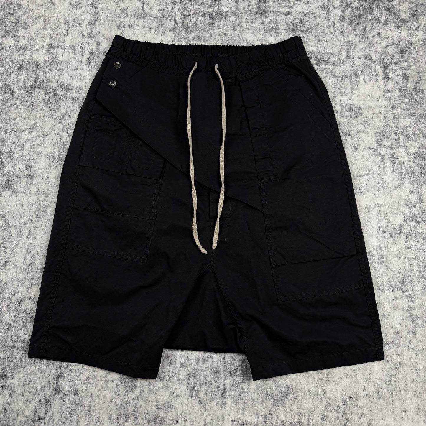 Rick Owens DRKSHDW Memphis Pod ‘Black’ Shorts