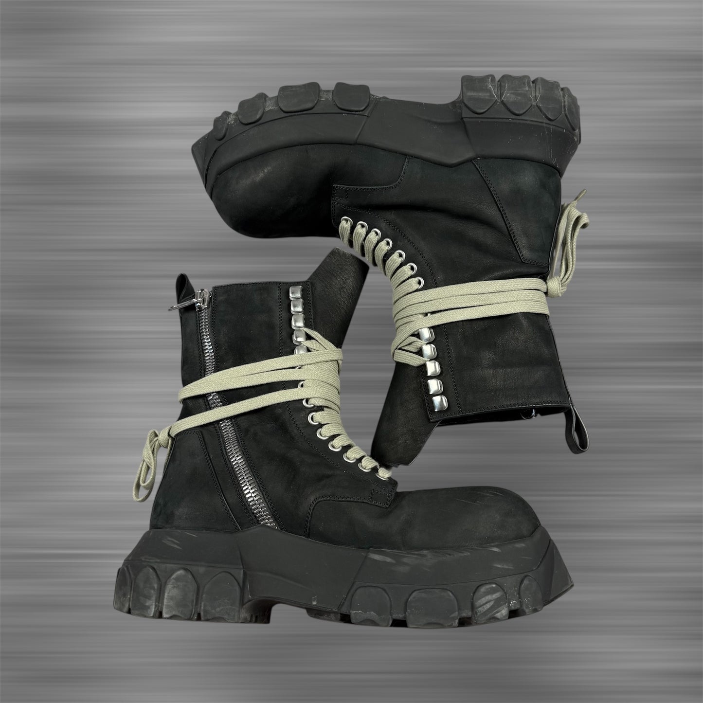 Rick Owens Army Bozo ‘Black’ Tractor Boots