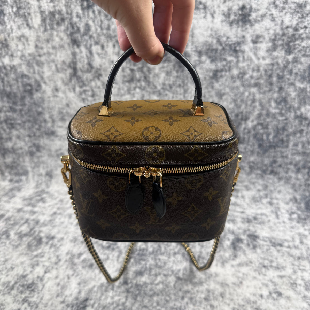 Louis Vuitton Monogram Vanity PM Chain Shoulder Bag