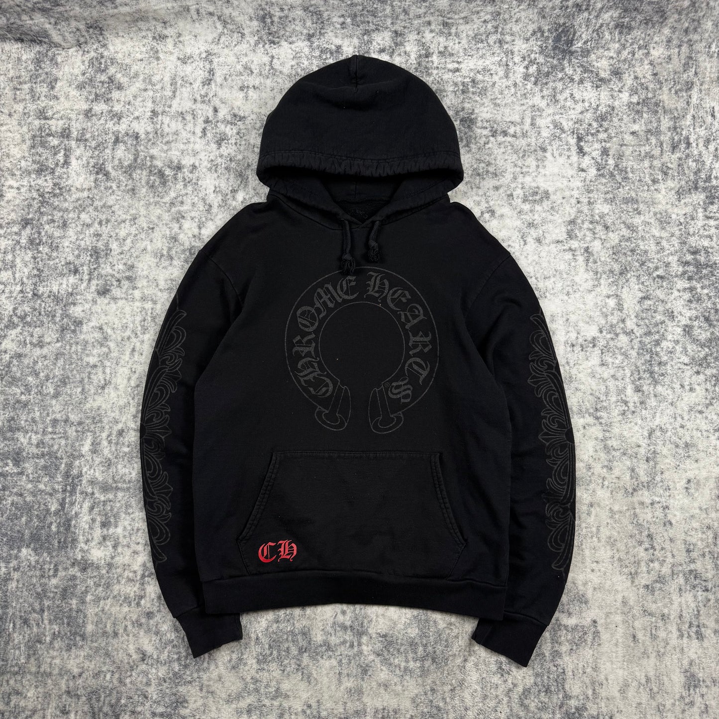 Chrome Hearts x Matty Boy Horseshoe Floral ‘Black’ Hoodie