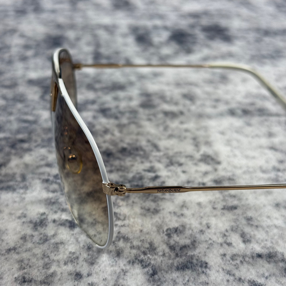 Yves Saint Laurent  2000s YSL Kanye West Aviator Sunglasses