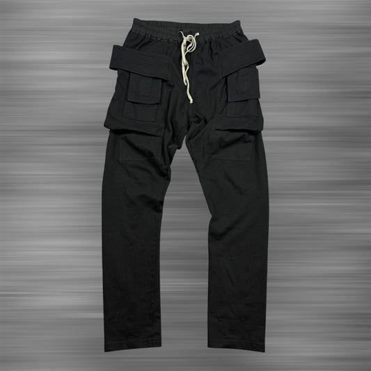 Rick Owens DRKSHDW Black 'Creatch' Cargo Pants