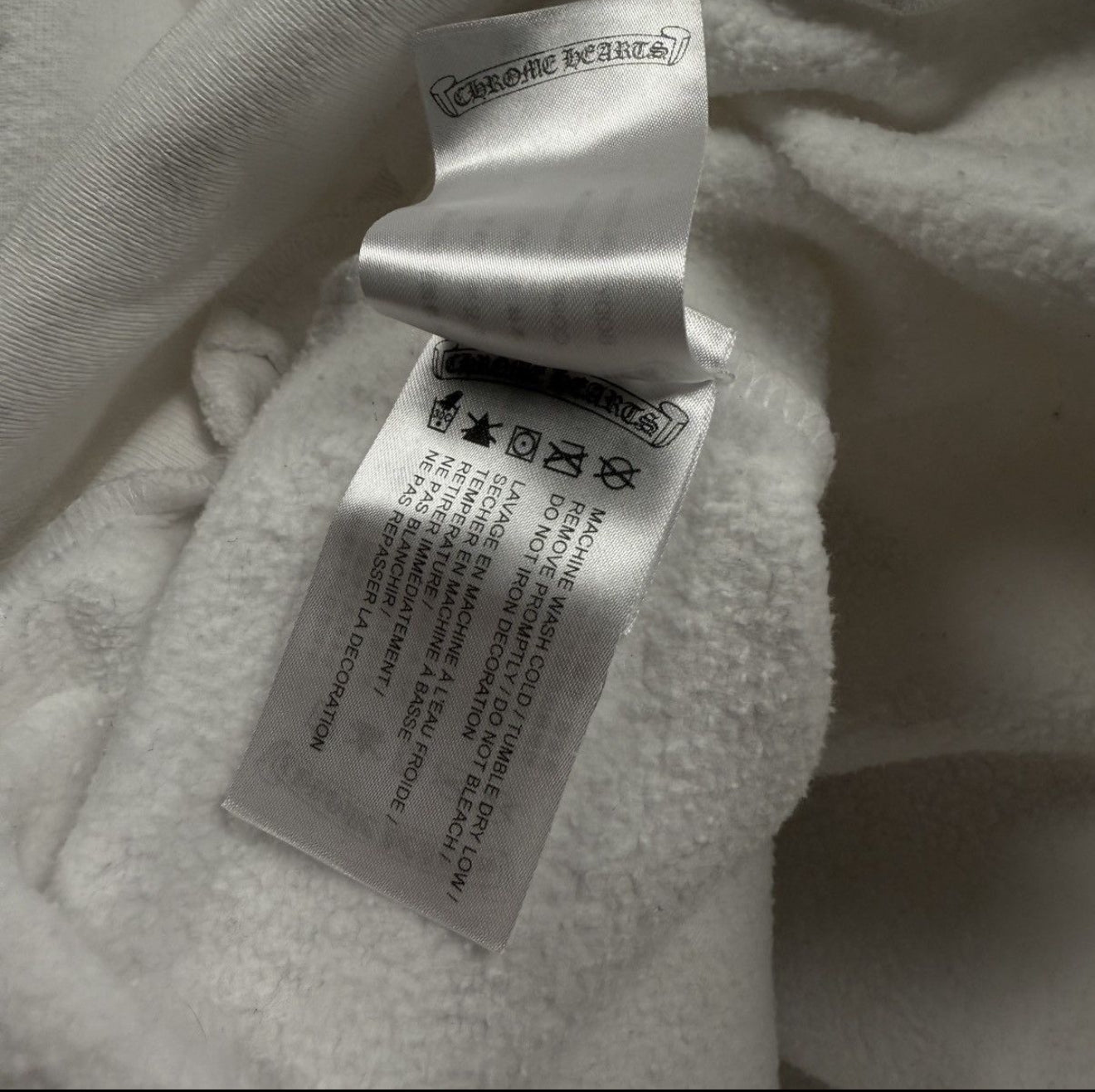 Chrome Hearts X Deadly Doll White Crewneck