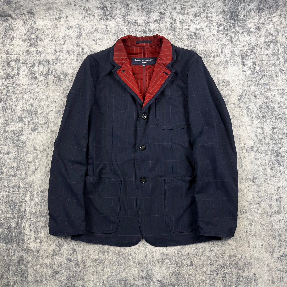 Comme des Garçons Homme SS2006 Windowpane Check Blazer & Trousers Set