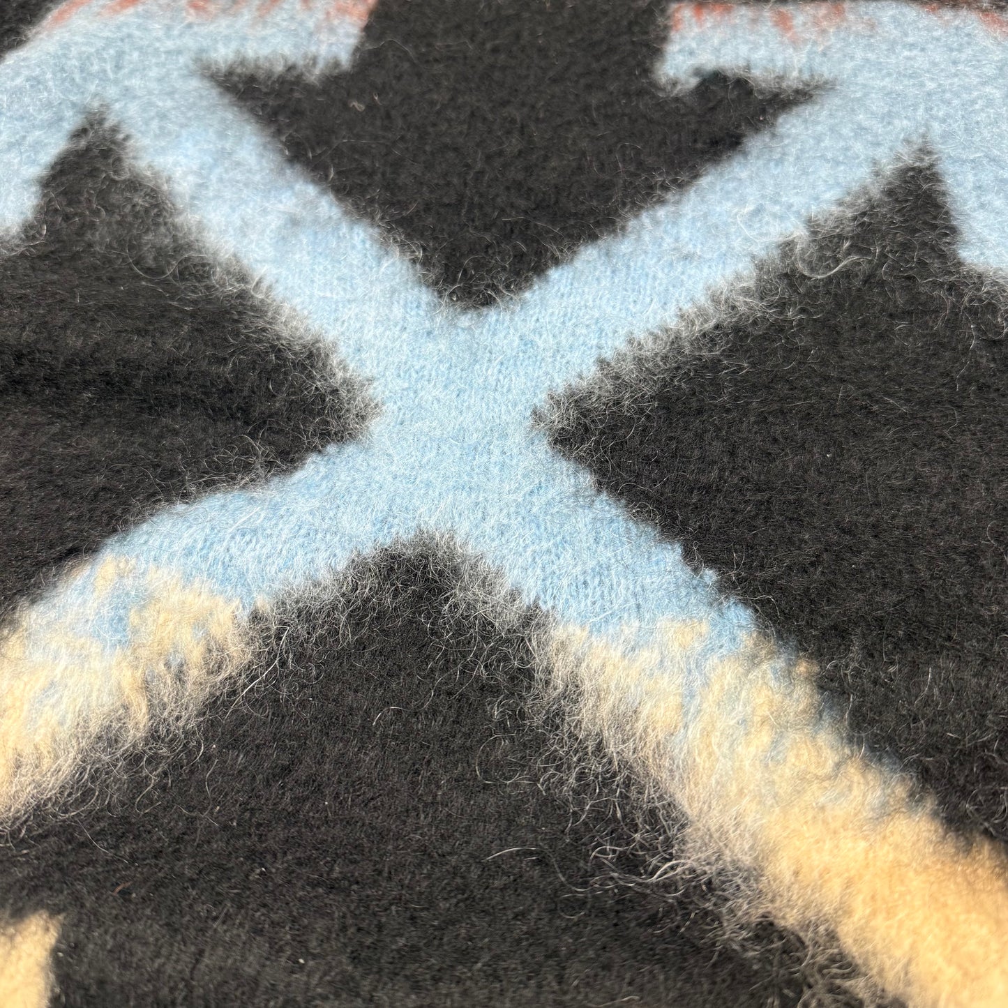 OFF-WHITE Mohair ‘Black/Gradient’ Wool Sweater