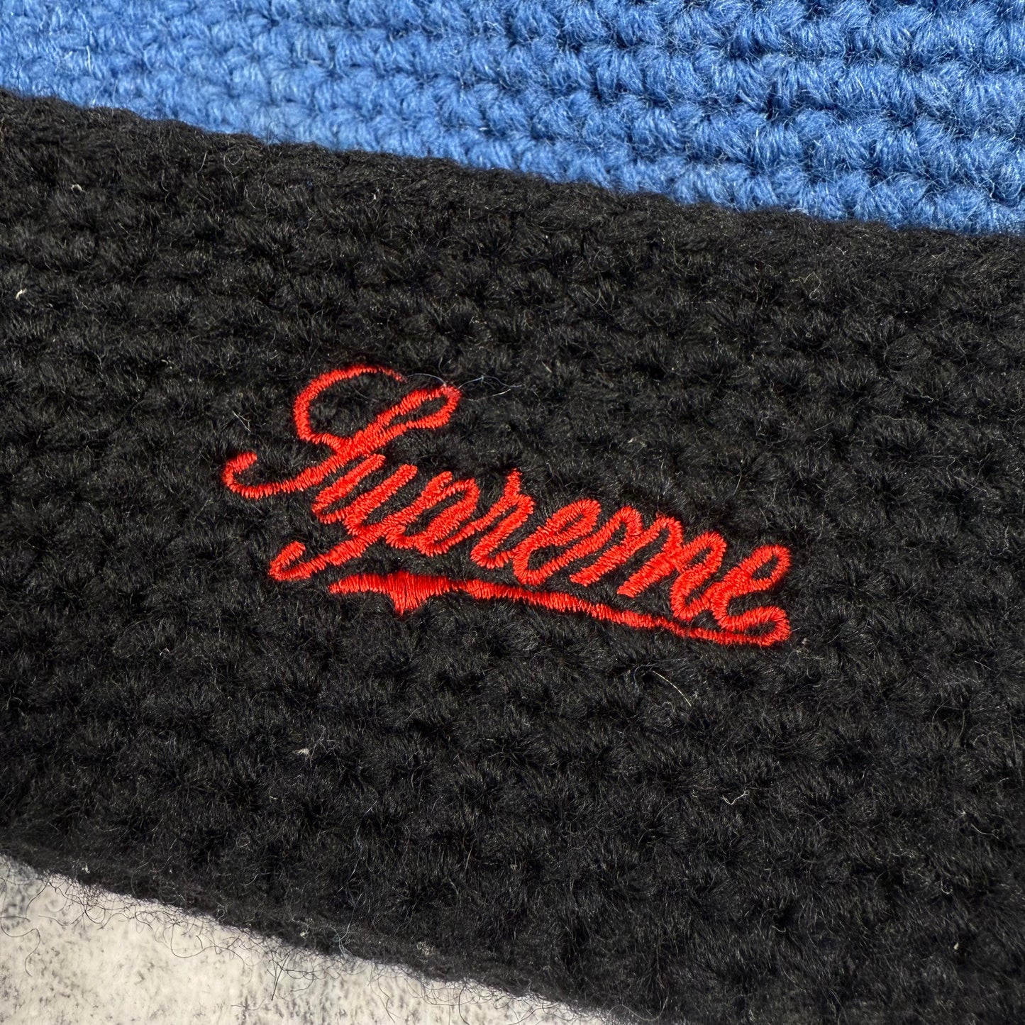 Supreme F/W16 Two Tone Wool Beanie