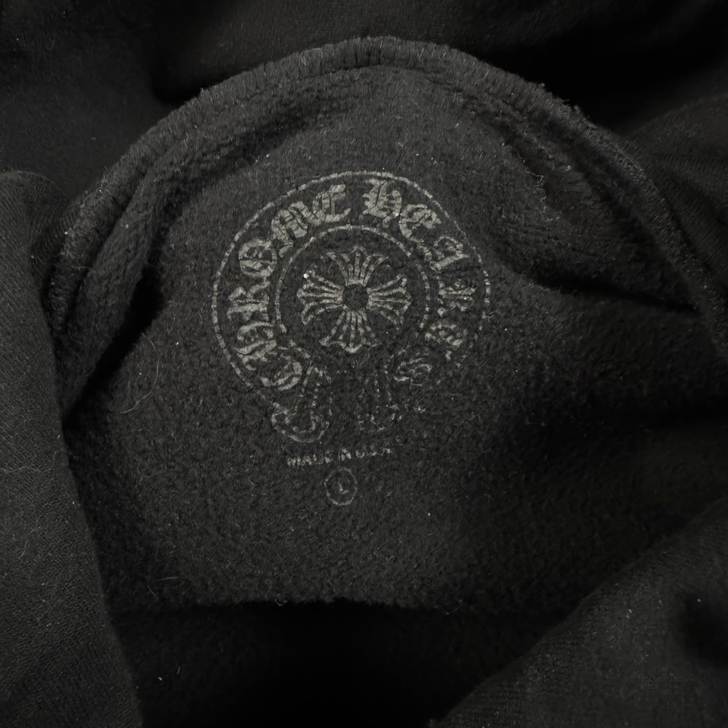 Chrome Hearts Vertical Black Hoodie