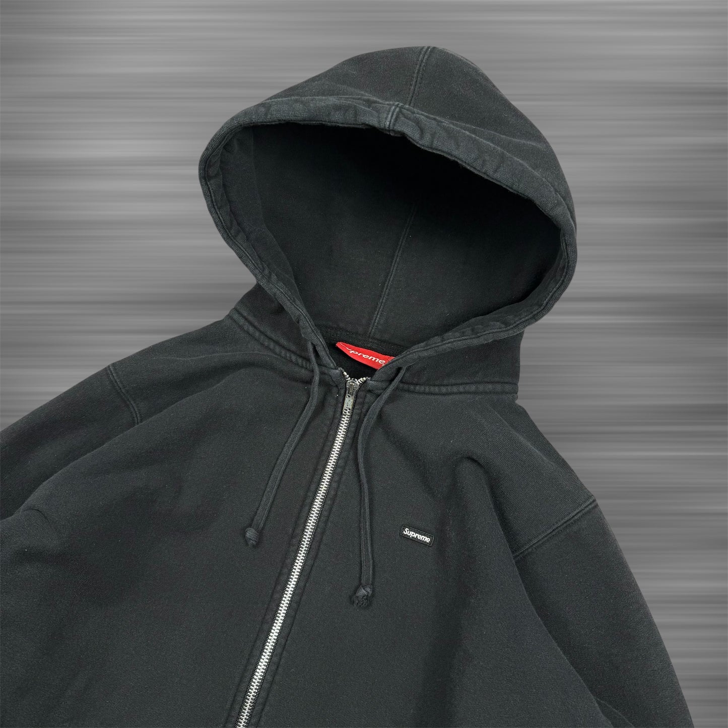 Supreme Small Box Logo ‘Black’ Zip Up Hoodie
