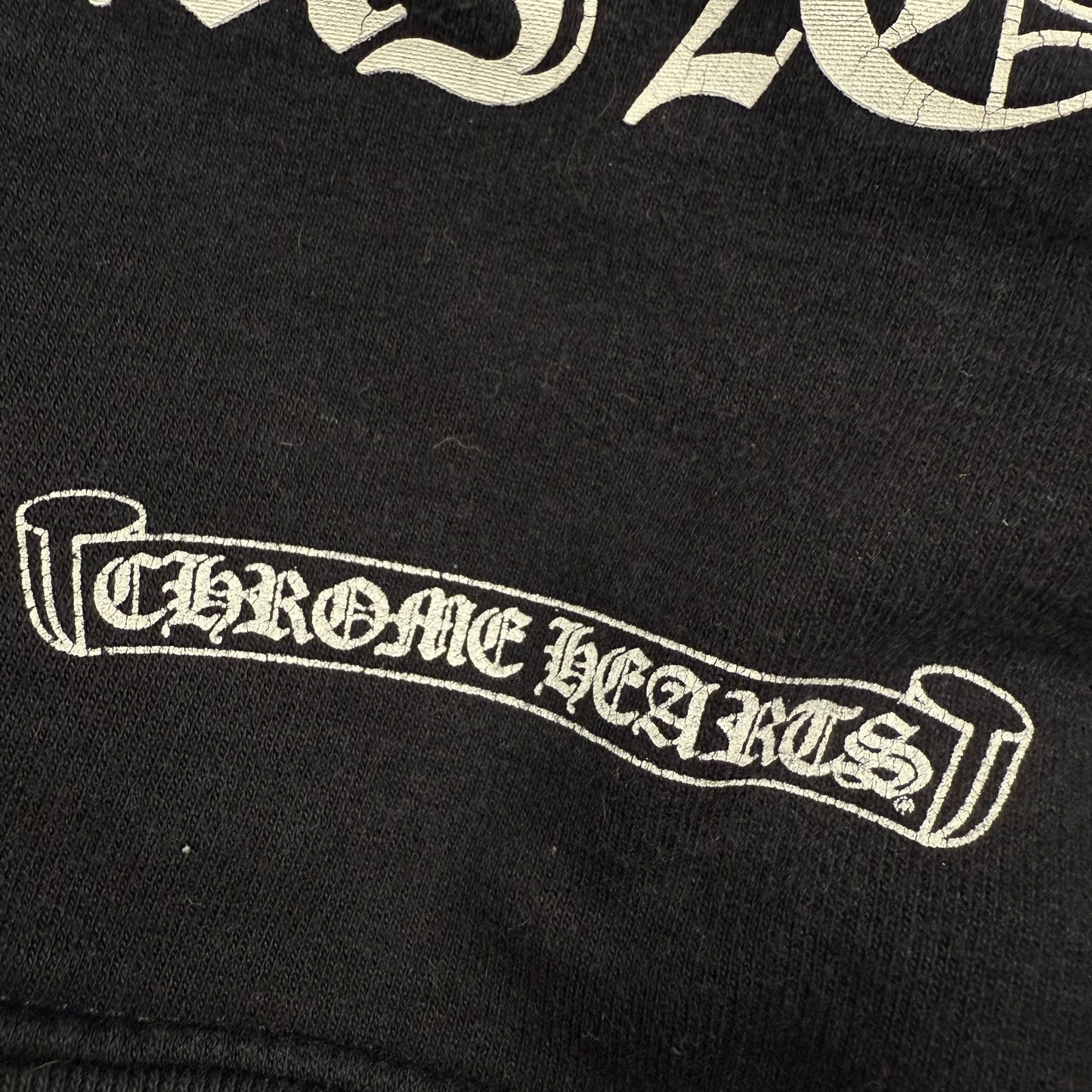 Chrome Hearts Los Angeles Thermal Horseshoe ‘Black’ Zip Hoodie