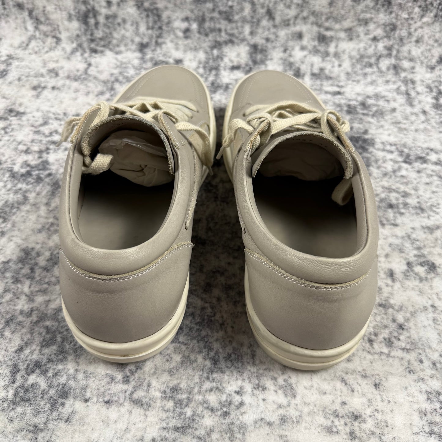 Rick Owens Vintage Vans Leather ‘Pearl’ Shoes