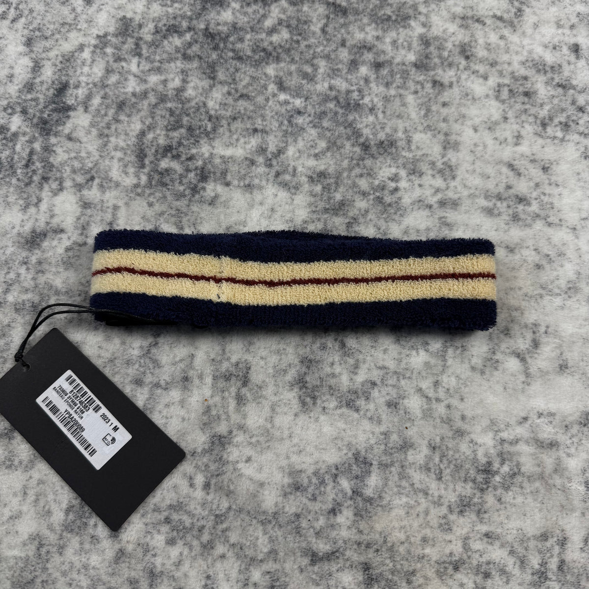 Saint Laurent Gold Logo Headband