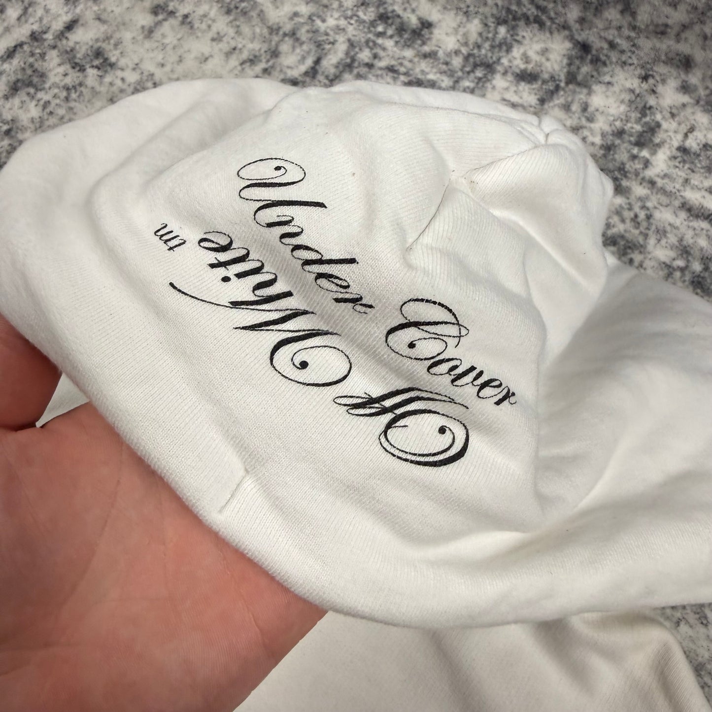 Off-White x Undercover Reversible “Skeleton Dancing” ‘White’ Hoodie