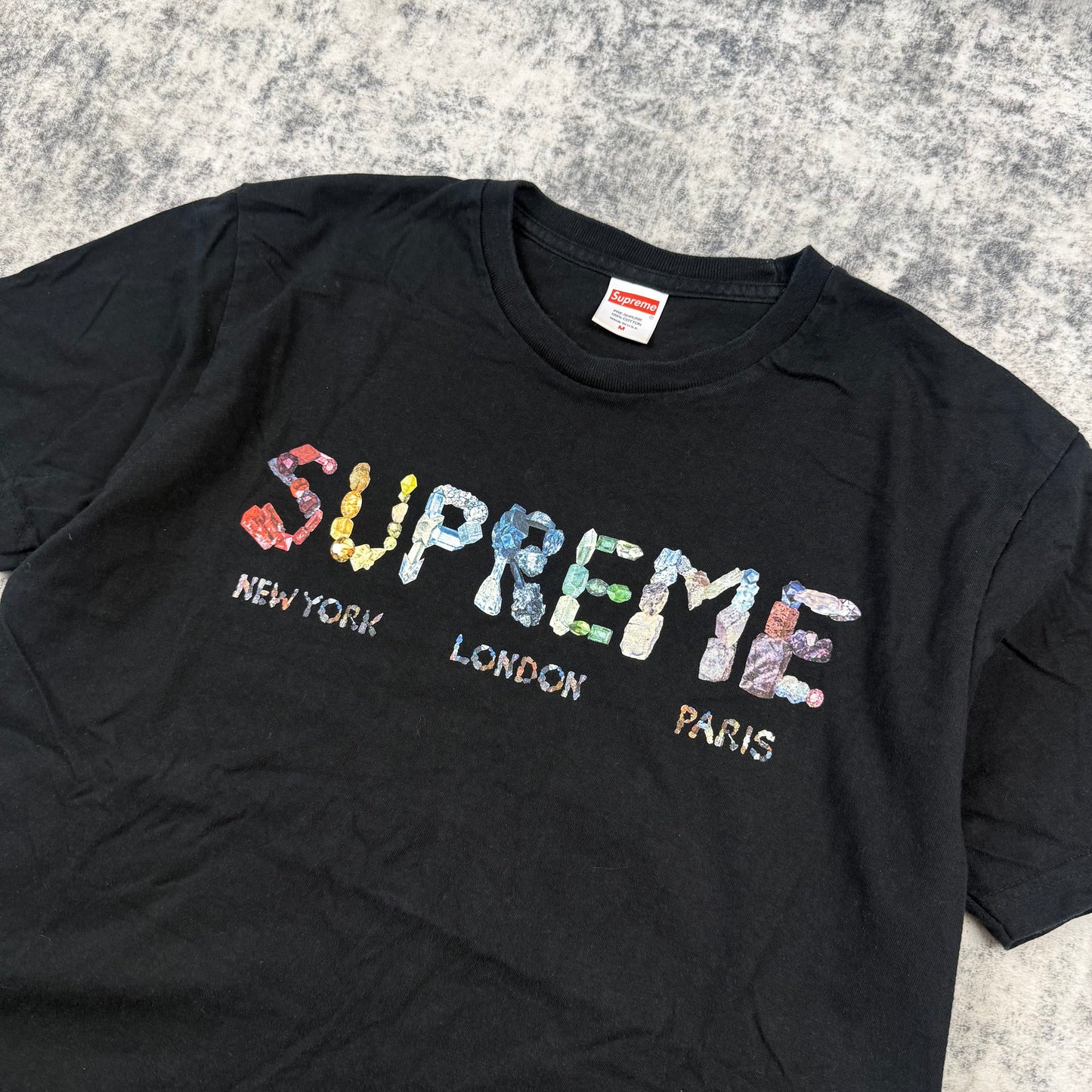 Supreme SS18 Rocks ʼBlack’ T-Shirt