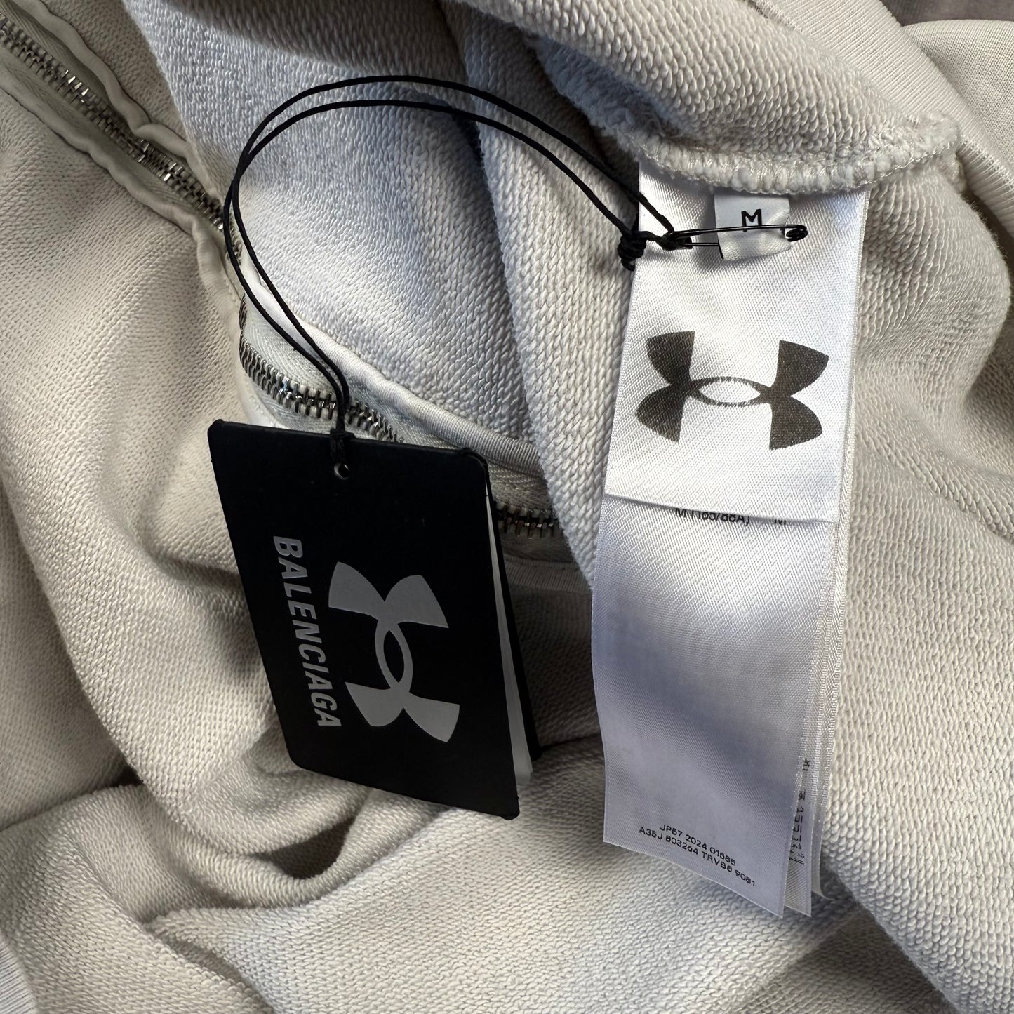 Balenciaga x Under Armour Zip Up Hoodie