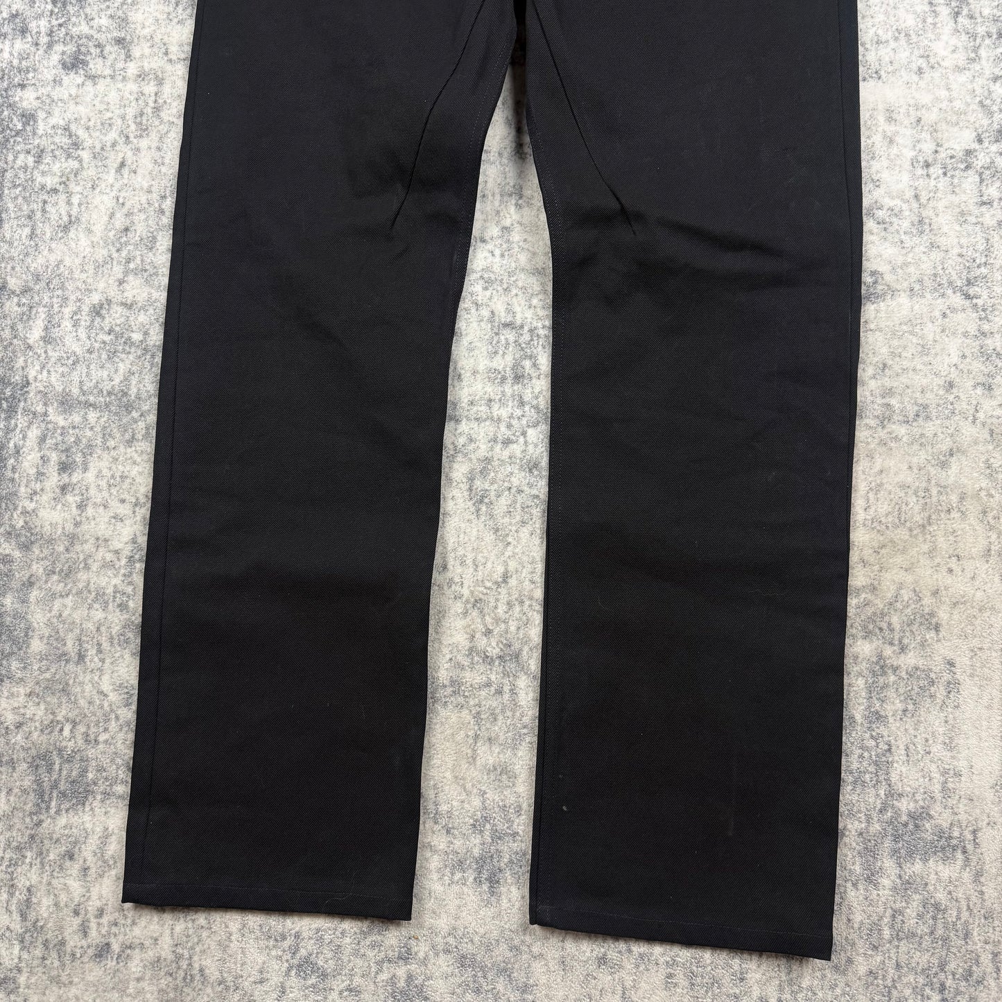 Rick Owens Bonotto 5 Pocket Jeans Black Cotton Twill