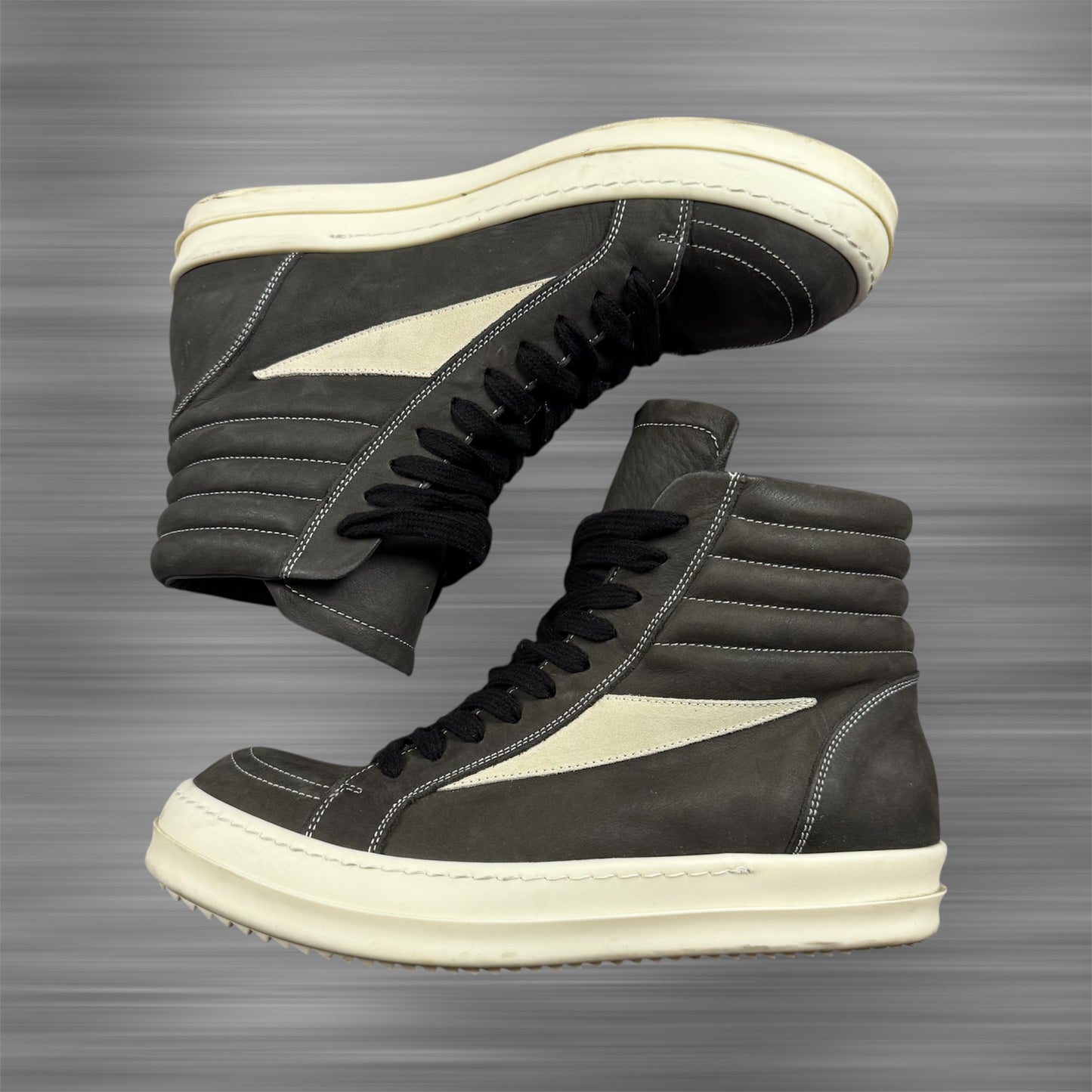 Rick Ownes High Vintage Shoes ‘Dust/Milk’