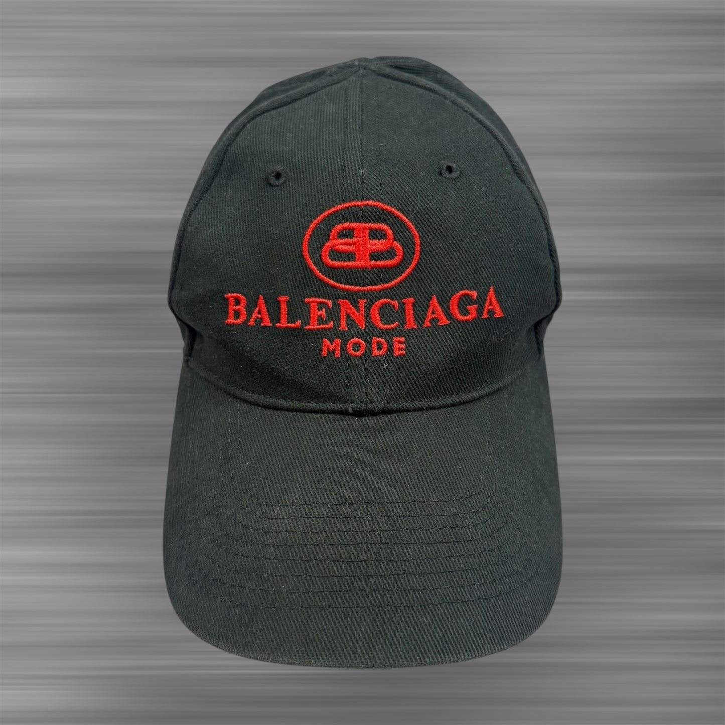 Balenciaga Mode Embroidered Big Logo ‘Black’ Cap