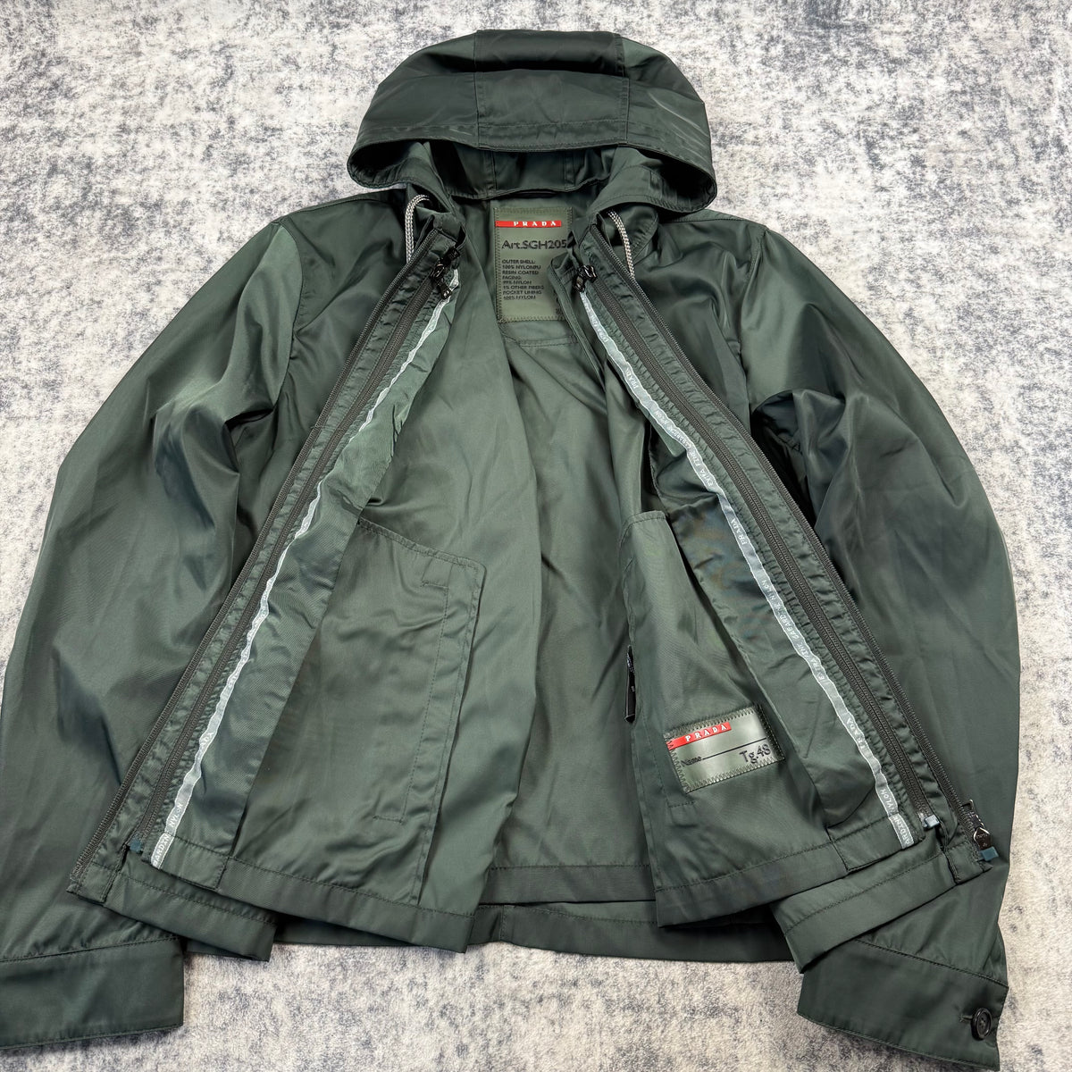 Prada Sport VintageOlive Green Convertible Jacket