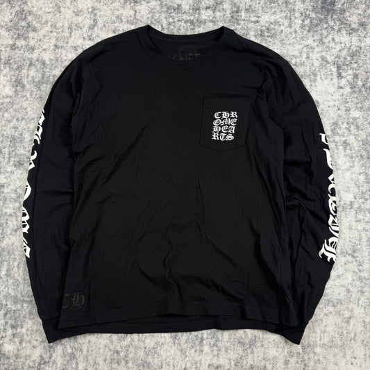 Chrome Hearts Script Logo ‘Black’ Long Sleeve