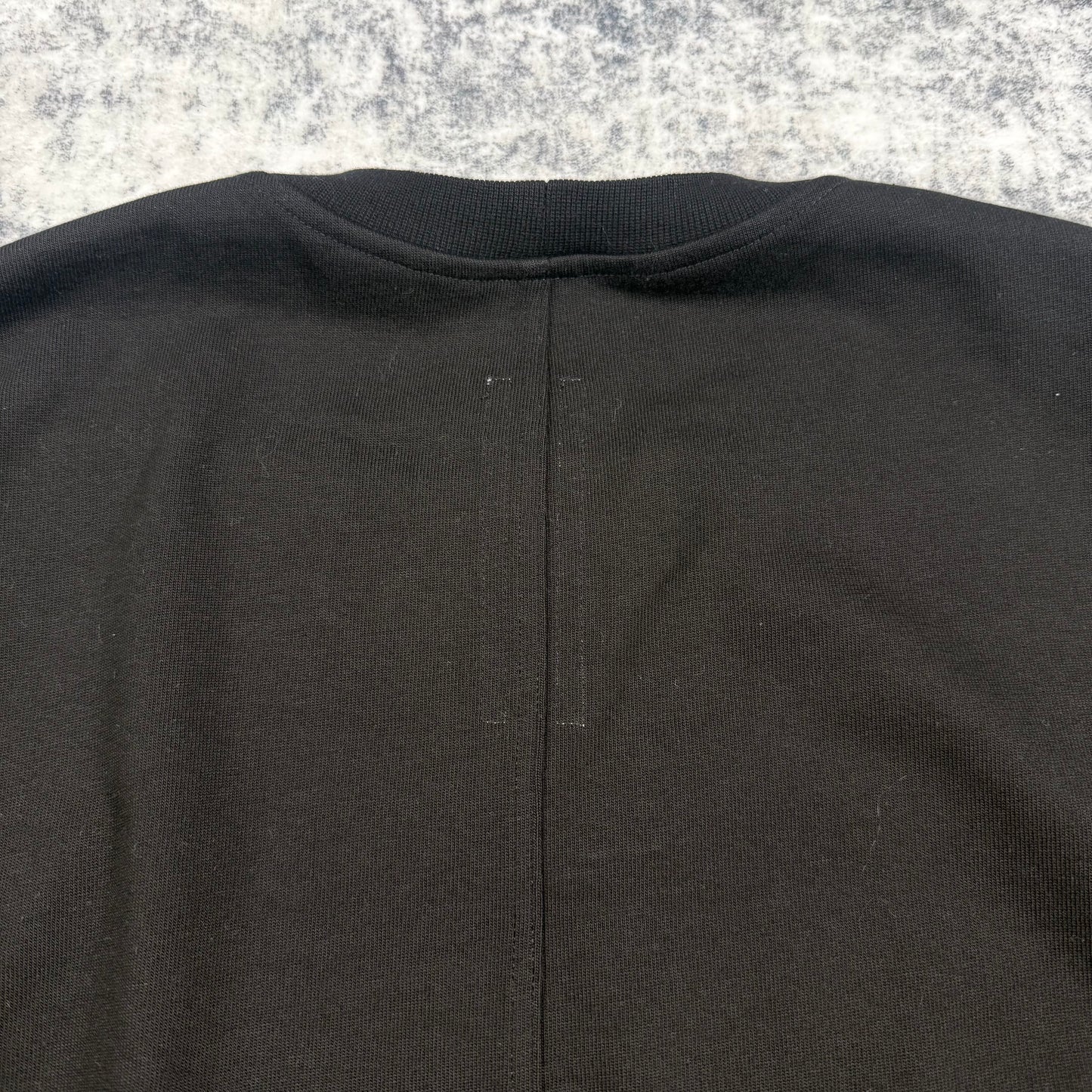 Rick Owens SS24 Lido Cropped ‘Black’ Crewneck