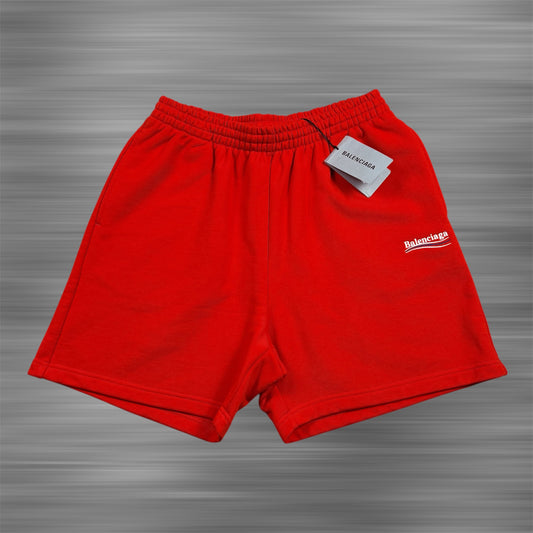 Balenciaga Small Logo ‘Red’ Shorts