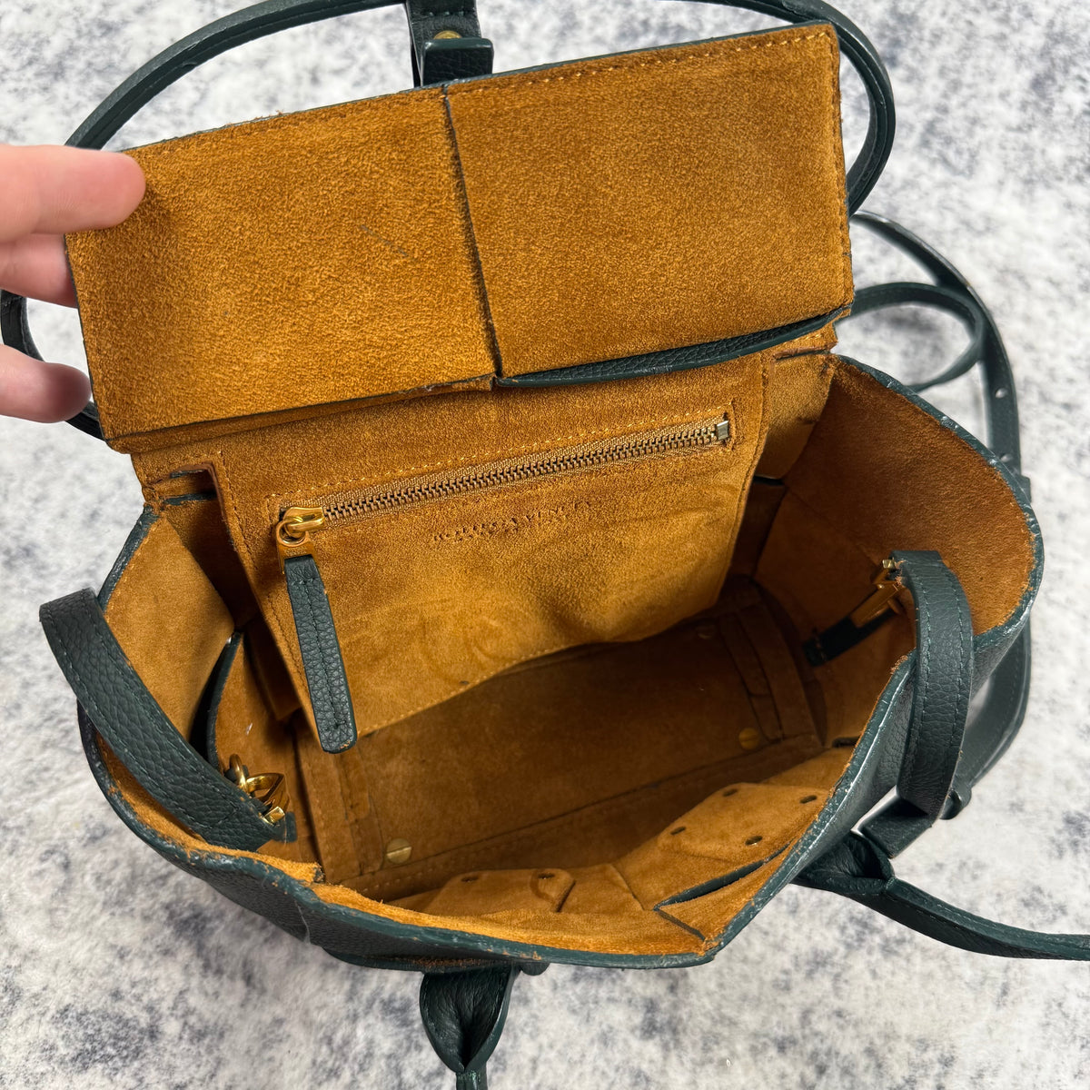 Bottega Veneta Mini Arco Intrecciato Leather Tote Bag