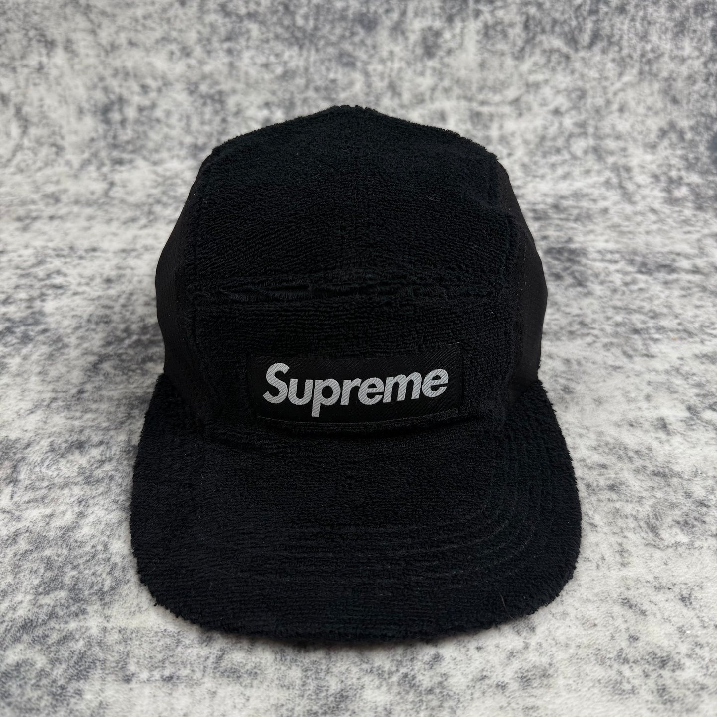 Supreme Fleece Mesh Side Camp ‘Black’ Cap