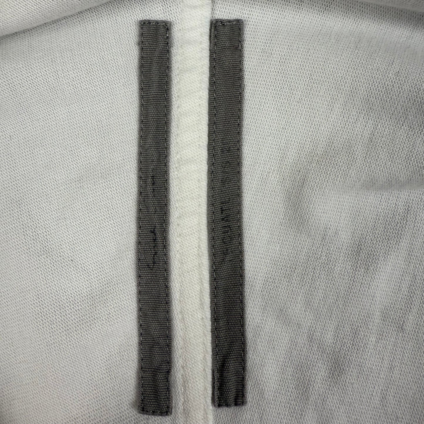 Rick Owens SS20 Fogachine High Neck Zip Up ‘White’ Sweater