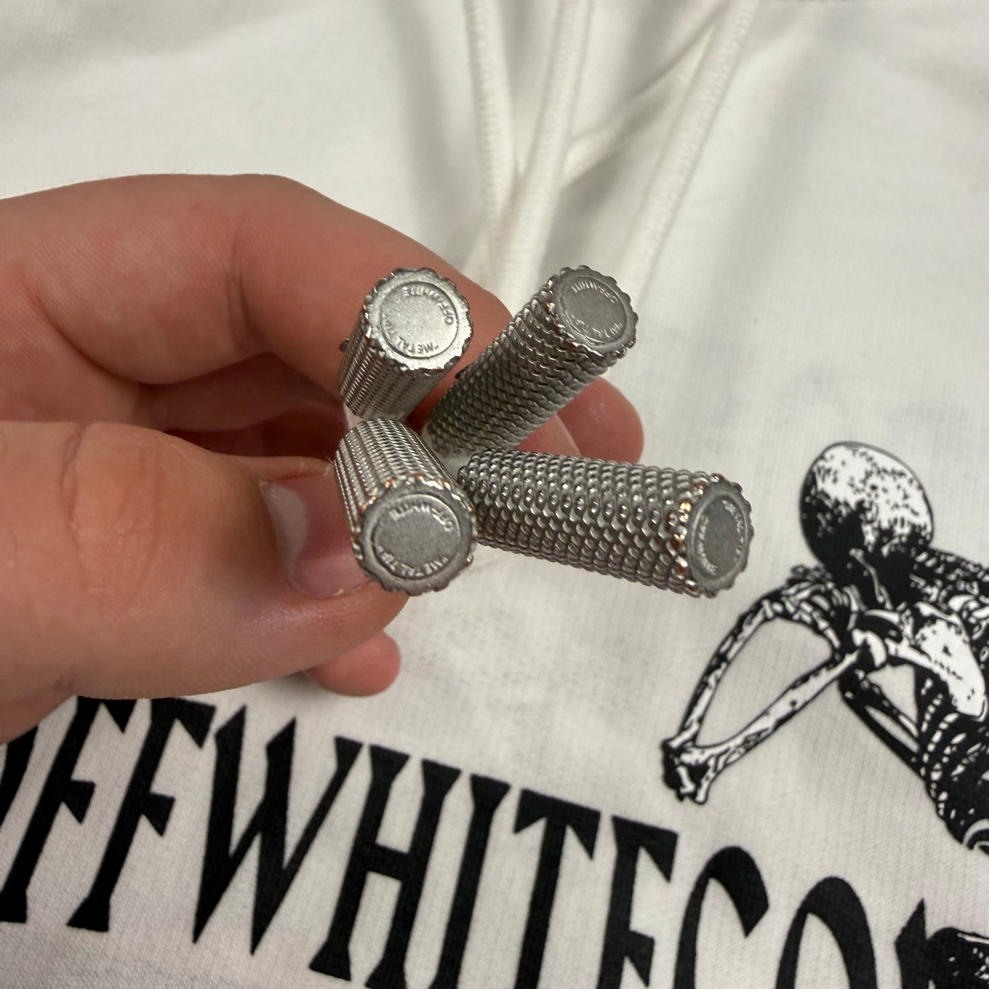 Off-White x Undercover Reversible “Skeleton Dancing” ‘White’ Hoodie