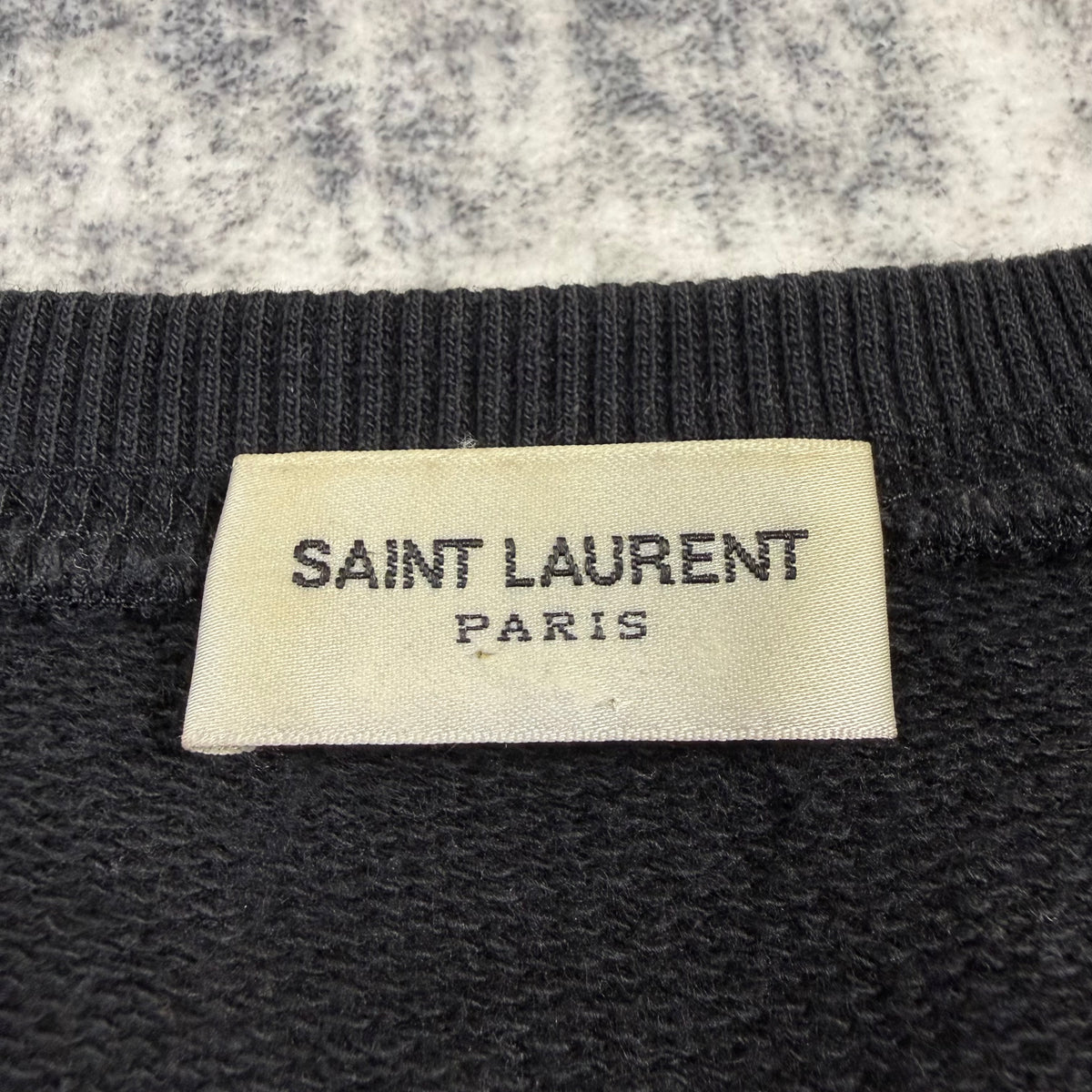Saint Laurent FW/15 Five-Zip ‘Black’ Creneck